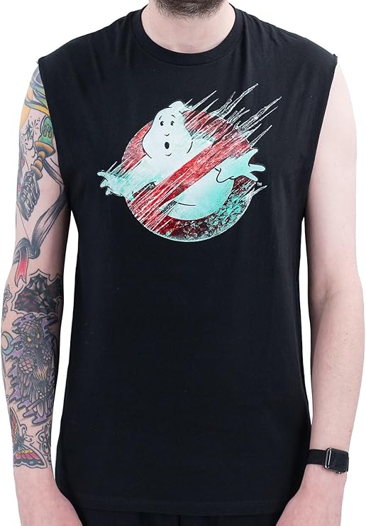 Ghostbusters Frozen Empire Men's Tank Top Special High Gloss Movie Logo Officially Licensed Sizes S-2XL